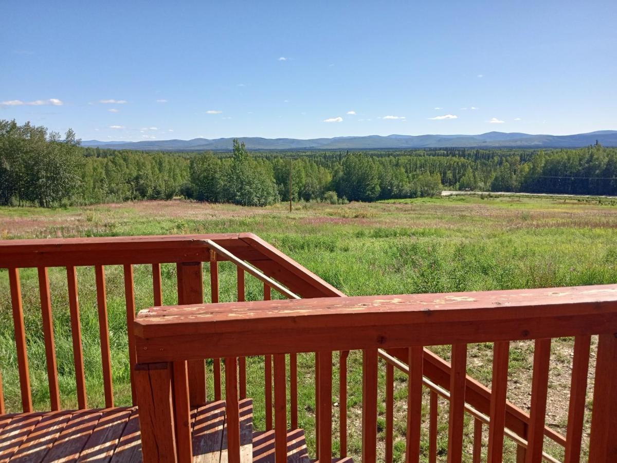 Pleasant Valley Secluded Log Cabin, 30 Min From Chena Hot Springs מראה חיצוני תמונה